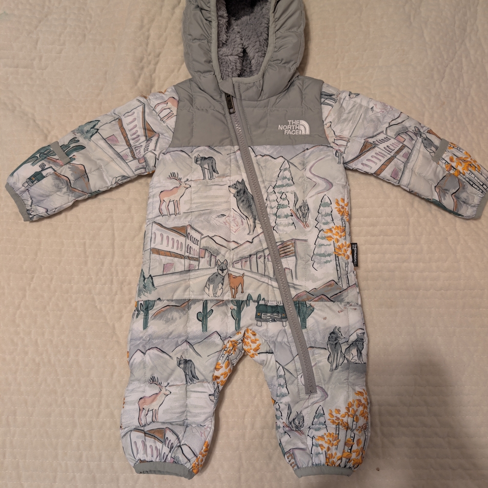 NWOT The North Face Thermoball Snowsuit Baby 0-3 Months